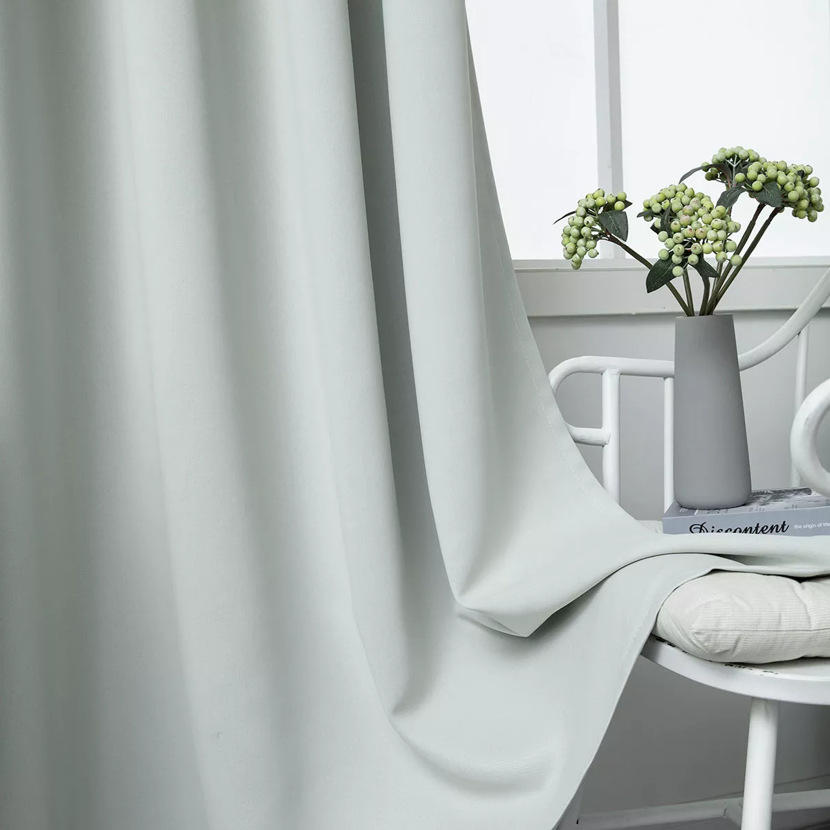 Φωτογραφία προϊόντος: Beauty Home Ύφασμα κουρτίνας Blackout σκίασης Ideal Art 8400 Φ280 Γκρι