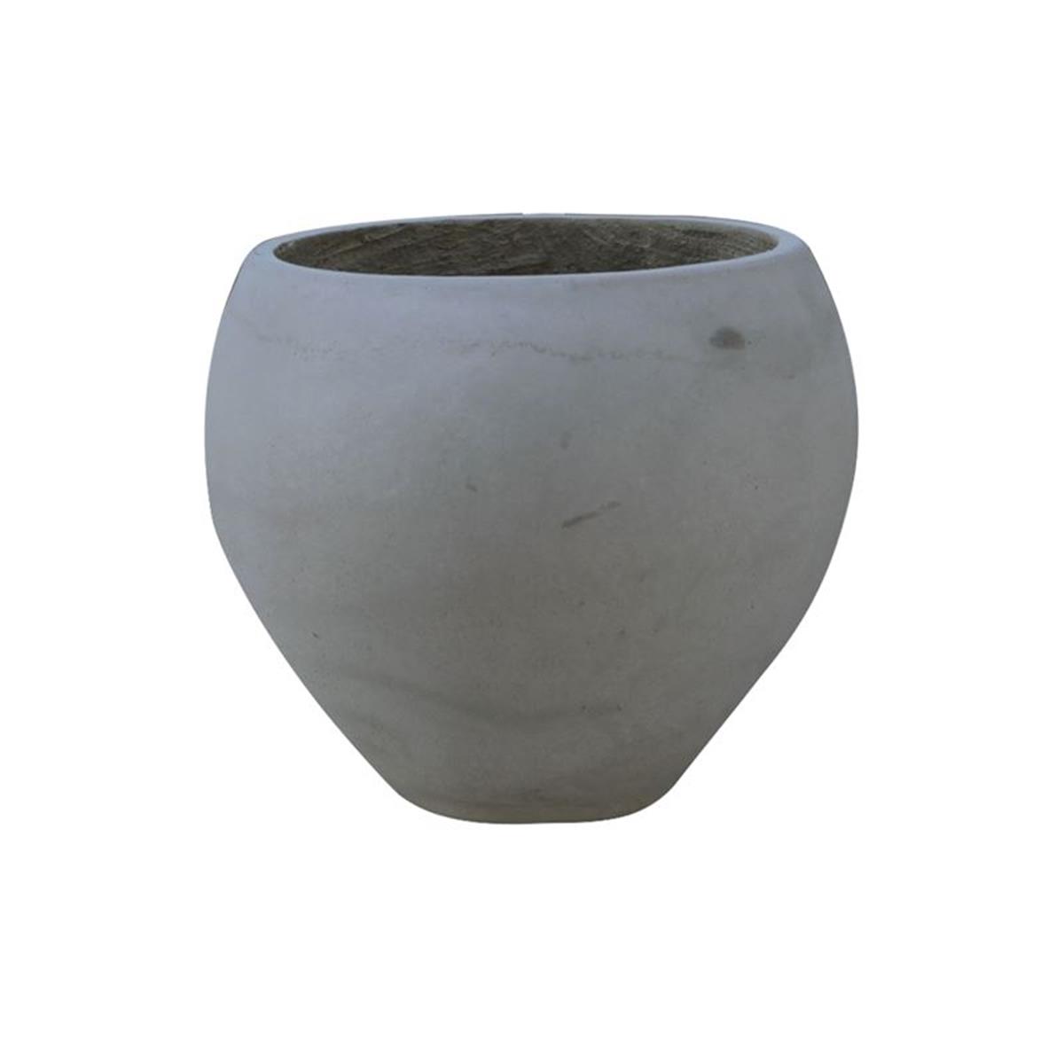 Φωτογραφία προϊόντος: Woodwell FLOWER POT-5 Γλάστρα Τσιμέντο Γκρι Φ43x32cm