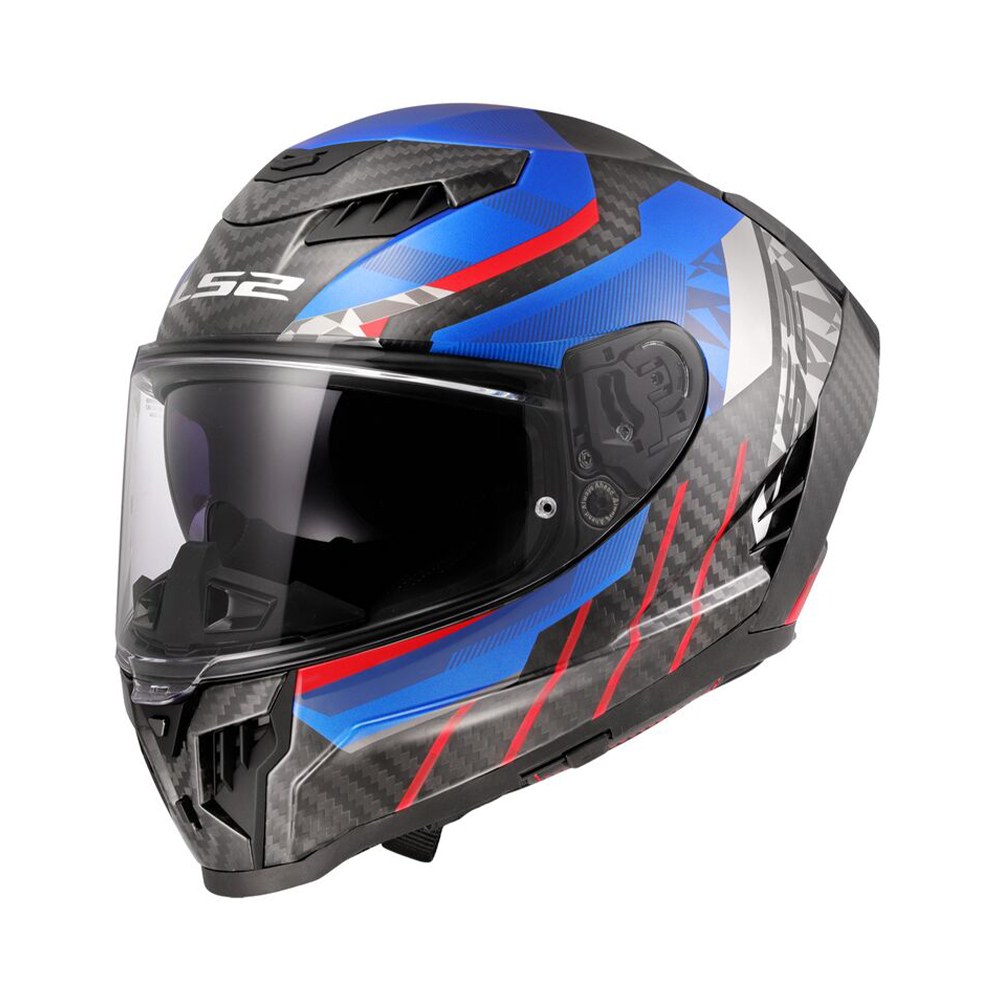 Φωτογραφία προϊόντος: ΚΡΑΝΟΣ FULL FACE FF807 DRAGON TRAX BLUE RED ECE 22.06 | LS2