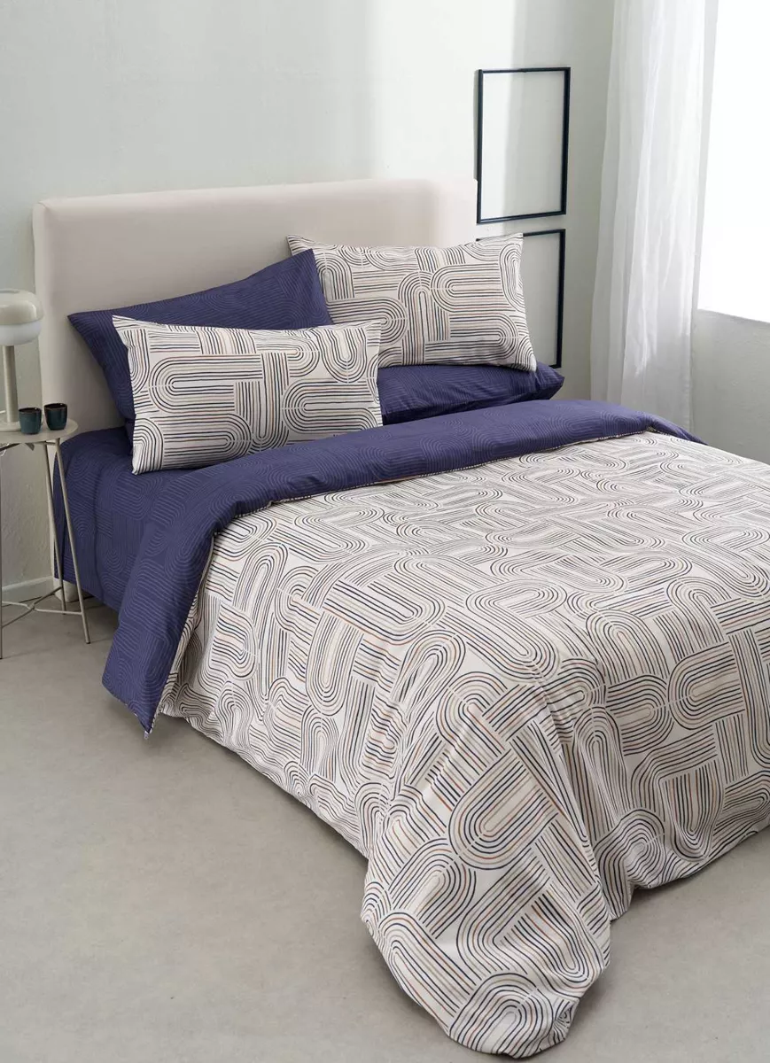 Φωτογραφία προϊόντος: ΠAΠΛΩMATOΘHKH Lorena-2 (Petrol-Γκρι) Vesta Home, LORENA-2, 170x240, 2 τεμ.