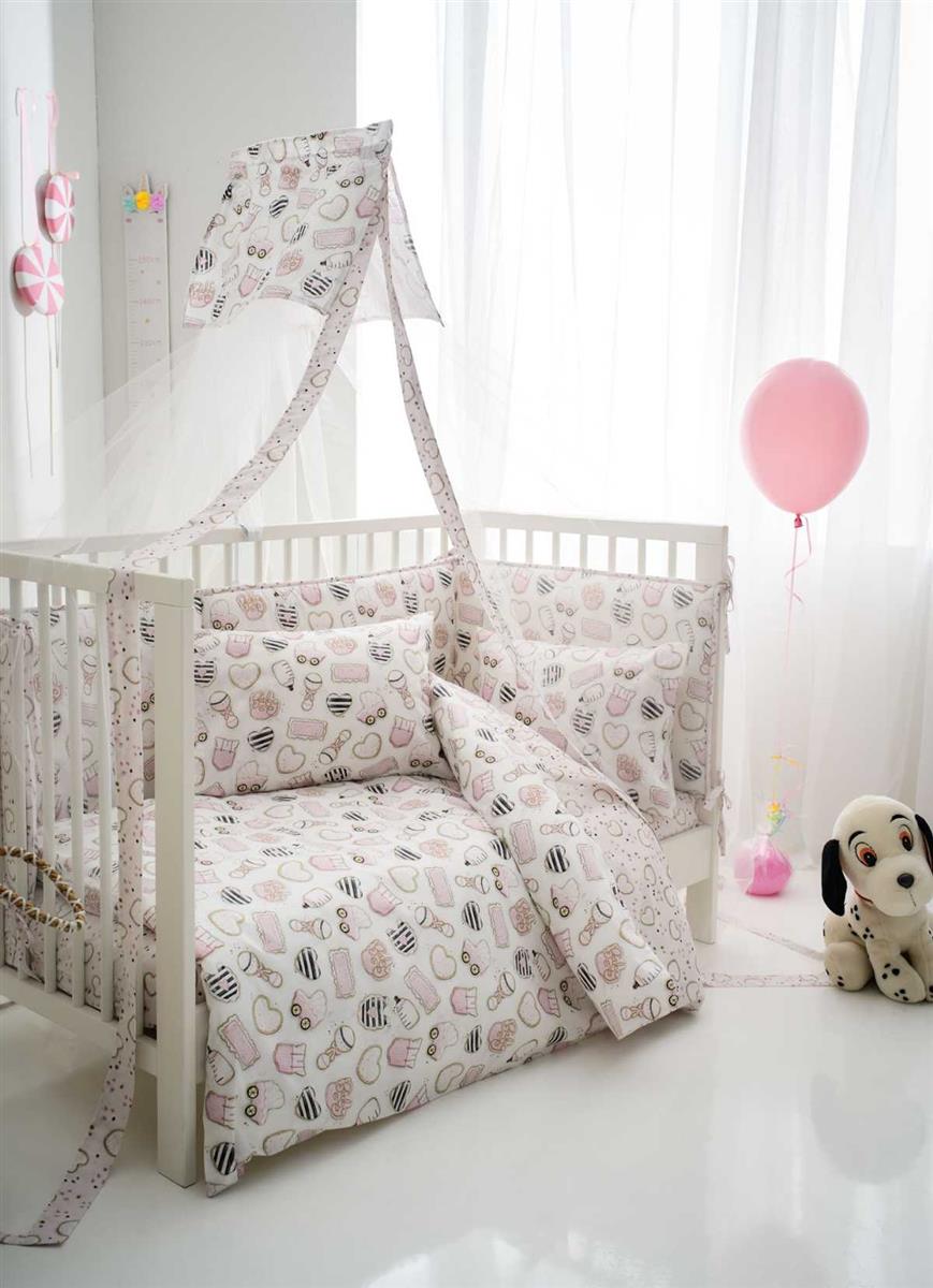 Φωτογραφία προϊόντος: Vesta Home ΣΕΝΤΟΝΙ Pinky Διάσταση: PINKY Σετ Σεντ Παιδικά 120×165 3 Τμχ Χρώμα: Άνευ