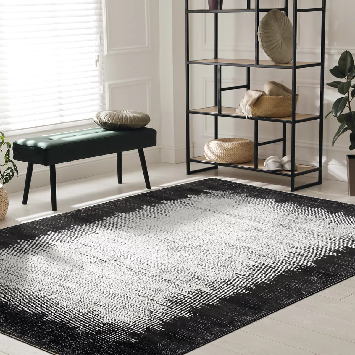 Φωτογραφία προϊόντος: Σετ Κρεβ/ρας 3τμχ Prestige Art 9321 Grey Black (Γκρι/Μαύρο) - Beauty Home