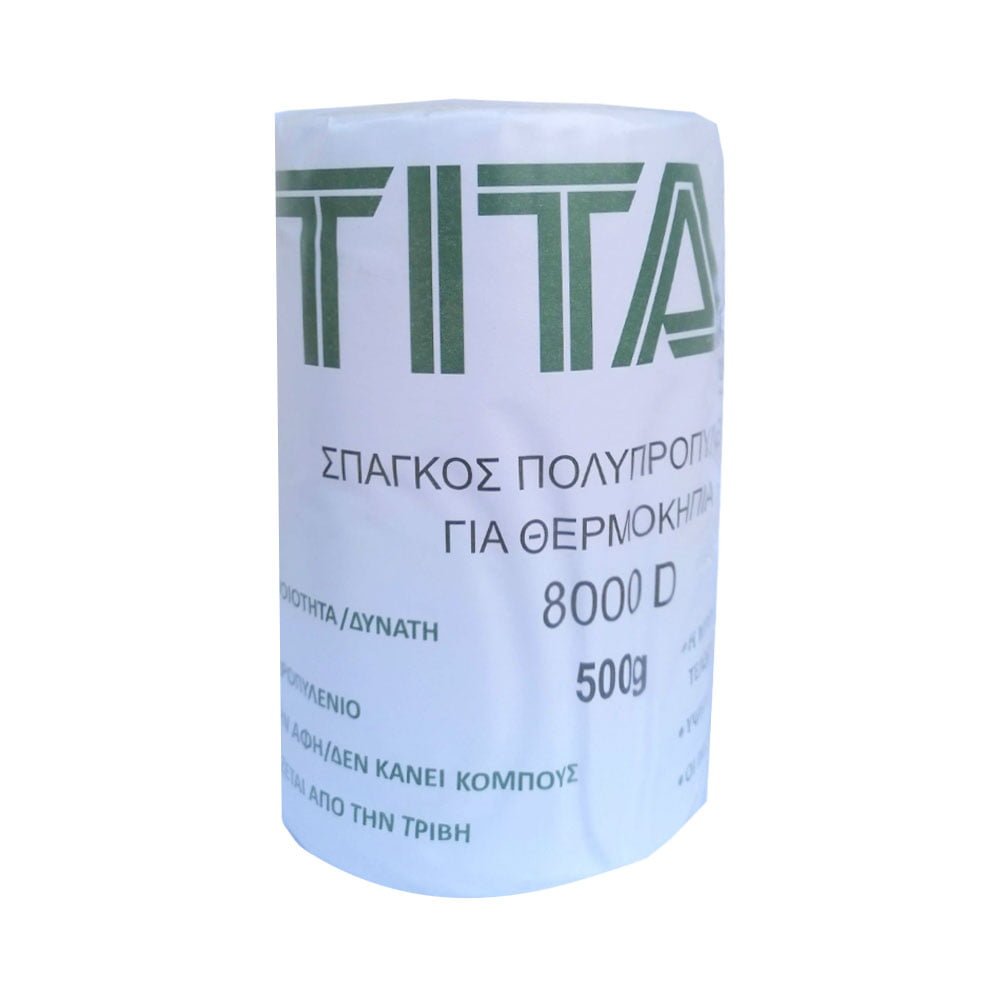 Φωτογραφία προϊόντος: Titan Σχοινί Πολυπροπυλενίου Άσπρο 500gr - 0545