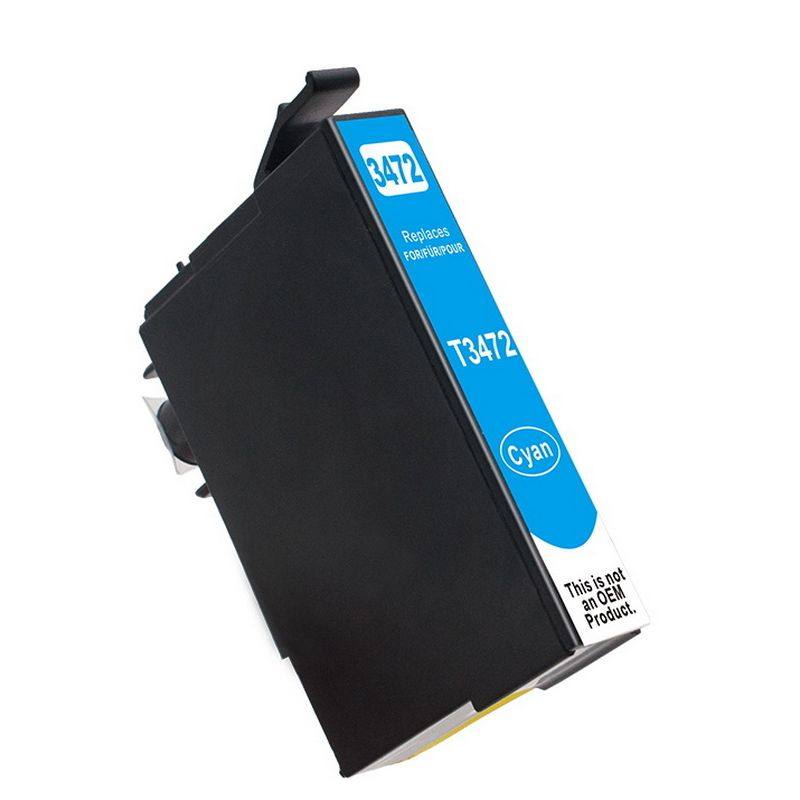 Φωτογραφία προϊόντος: Epson 34XL Συμβατό Μελάνι Cyan (950 σελίδες) (C13T34724010) για Epson WorkForce Pro WF-3720 DW, WorkForce Pro WF-3720 DWF, WorkF