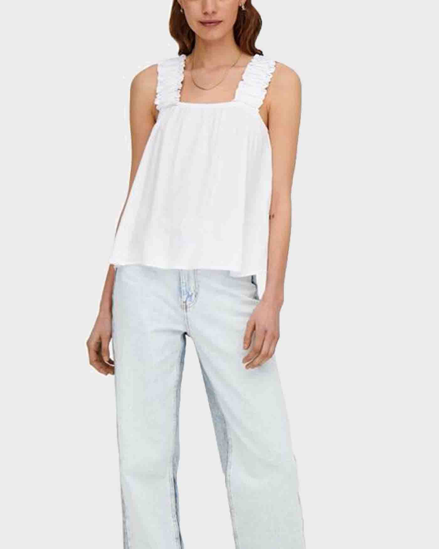 Φωτογραφία προϊόντος: Only Strap Detailed Top - 15255359 ΑΣΠΡΟ