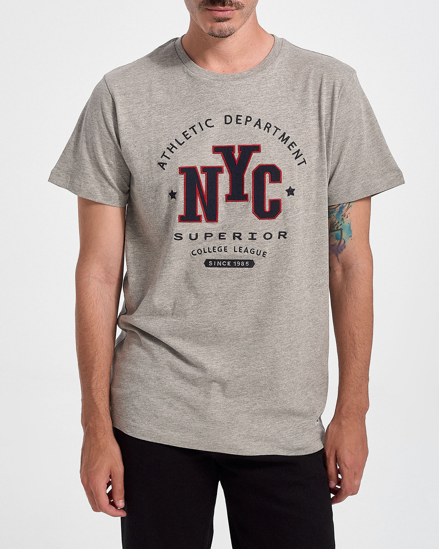 Φωτογραφία προϊόντος: PRODUKT ΜΠΛΟΥΖΑ T-SHIRT MALE KNIT - 12187062 ΓΚΡΙ