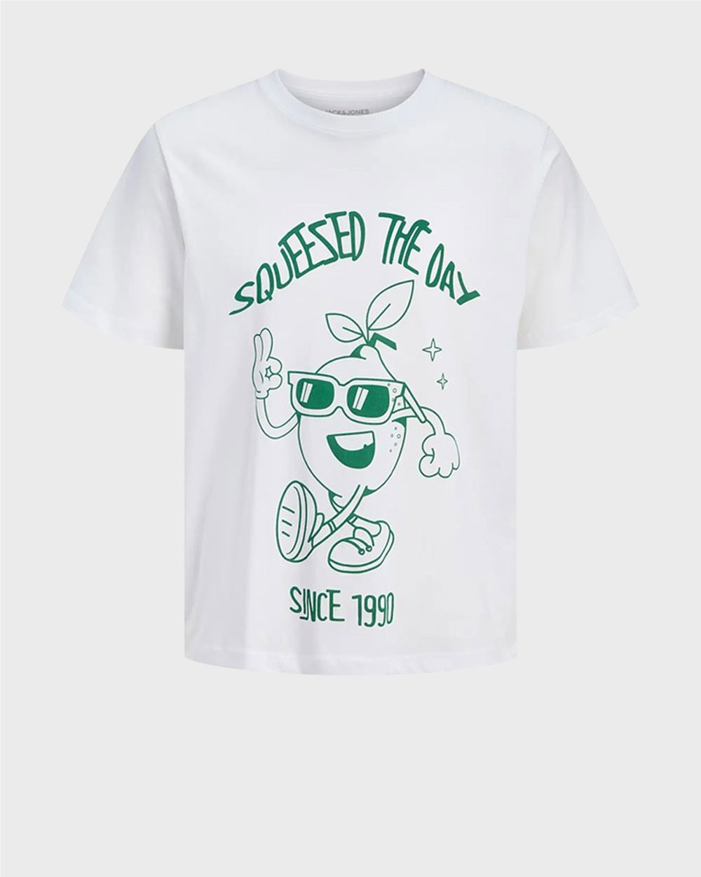 Φωτογραφία προϊόντος: JACK & JONES FUNNY FRUIT ΑΝΔΡΙΚΗ ΚΟΝΤΟΜΑΝΙΚΗ ΜΠΛΟΥΖΑ - 12288084 ΑΣΠΡΟ