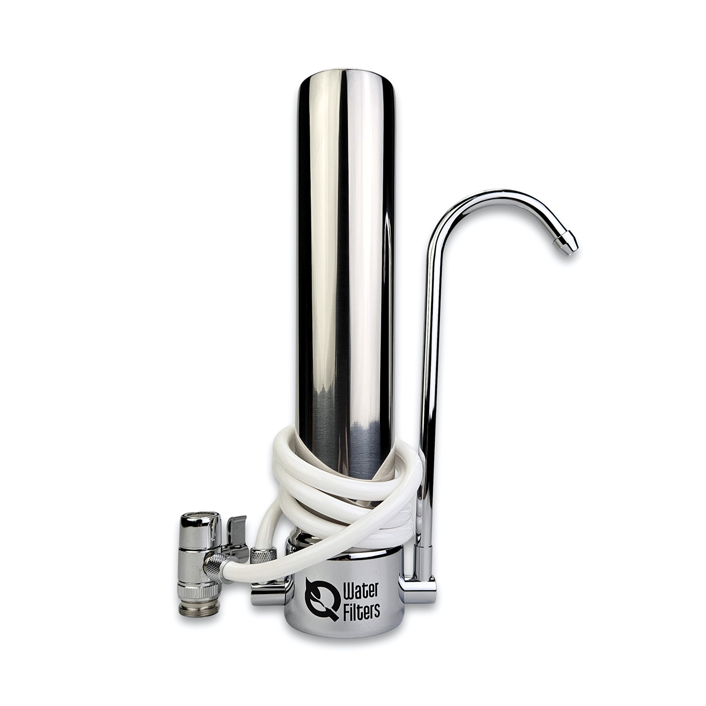 Φωτογραφία προϊόντος: QWaterFilters Φίλτρο Άνω Πάγκου QD-10F 100% Inox