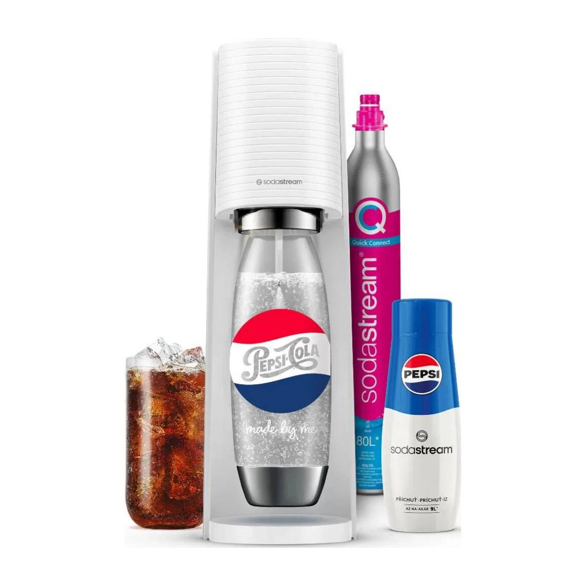 Φωτογραφία προϊόντος: Sodastream Terra White Megapack Pepsi – Συσκευή Παρασκευής Ανθρακούχου Νερού (OEM)