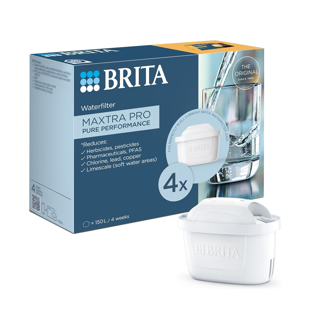 Φωτογραφία προϊόντος: Brita Maxtra PRO All-in-1 Ανταλλακτικό Φίλτρο Κανάτας - Σετ 4 τεμάχια (OEM)