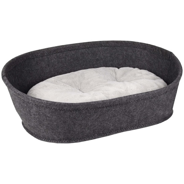 Φωτογραφία προϊόντος: Κρεβάτι Bascet Felt Oval 56x40x19cm Flamingo