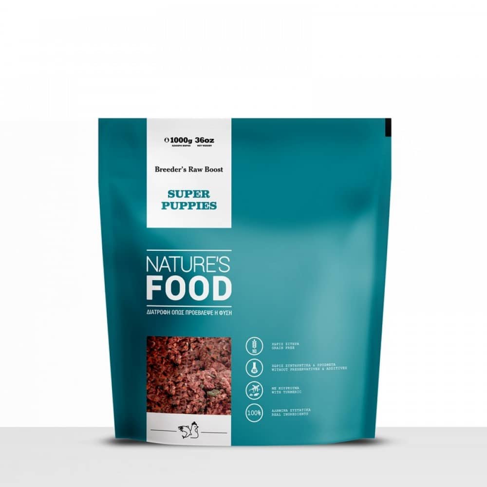 Φωτογραφία προϊόντος: Nature's Food Barf Super Puppies Nature s Food- Κιμάς 1kg