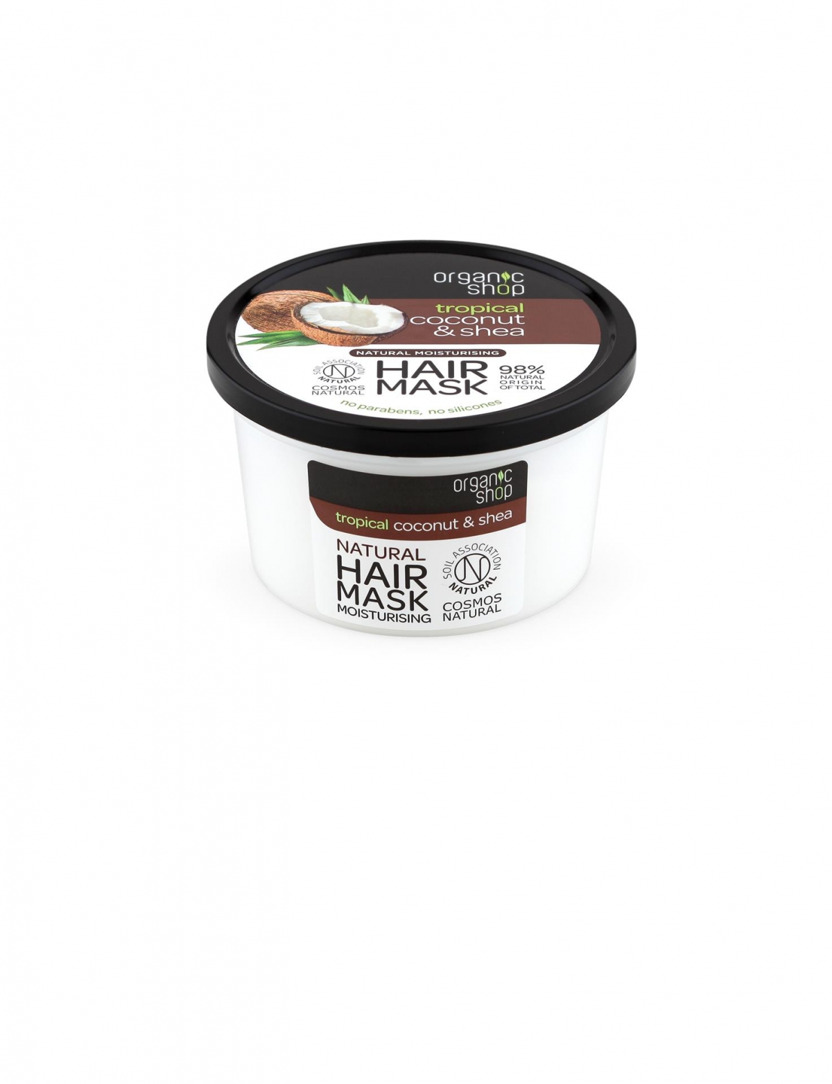 Φωτογραφία προϊόντος: Natura Siberica Organic Shop Natural Hair Mask Tropical Coconut & Shea, 250ml