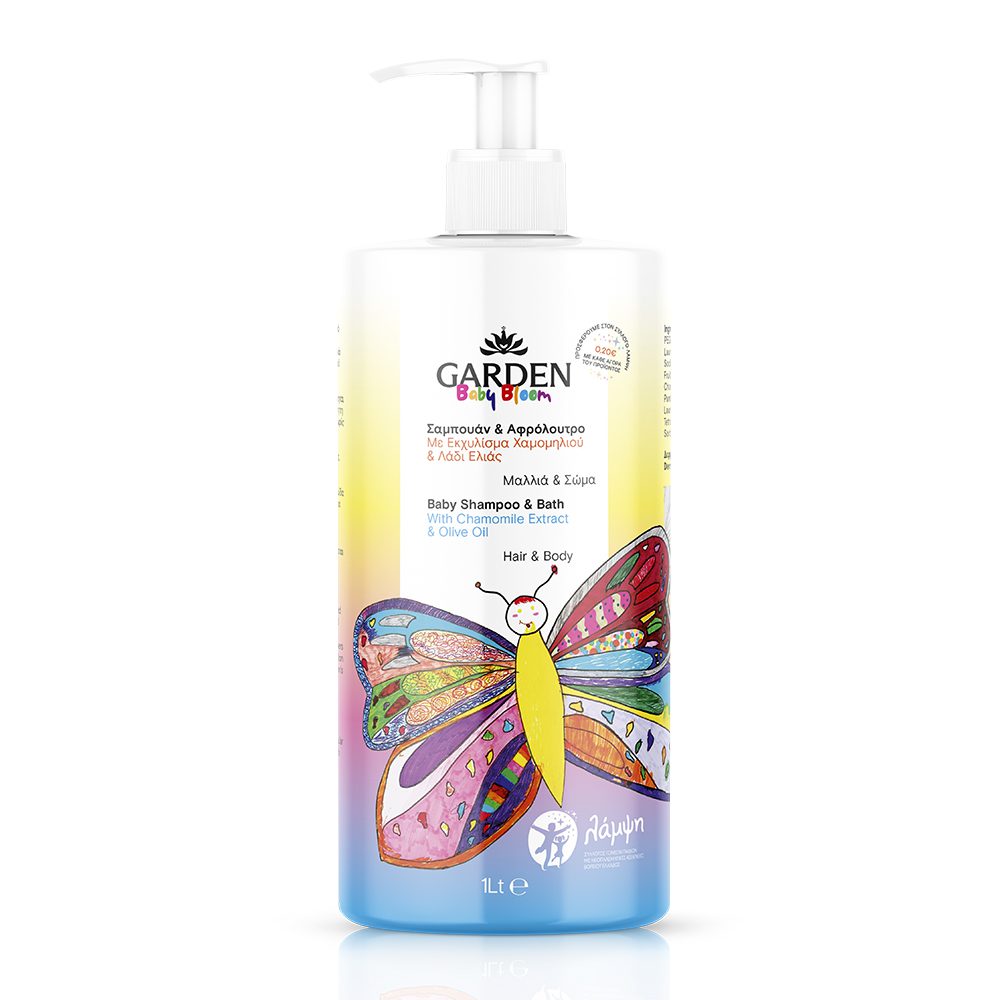 Φωτογραφία προϊόντος: GARDEN OF PANTHENOLS Garden Baby Bloom Shampoo & Bath 1lt