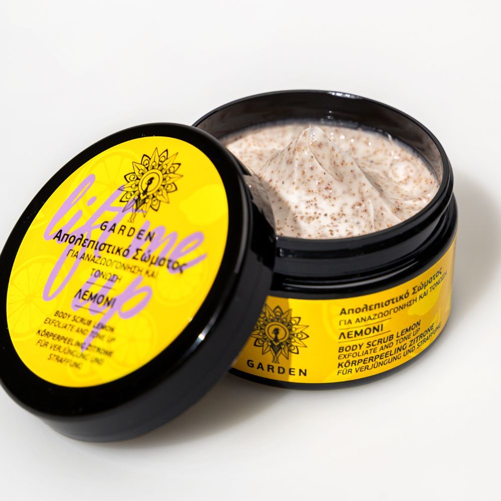 Φωτογραφία προϊόντος: GARDEN OF PANTHENOLS Garden Body Scrub Lemon Lime Lift Me Up 100ml