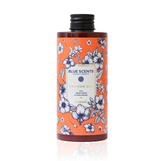 Φωτογραφία προϊόντος: Blue Scents Shower Gel Αφρόλουτρο Monoi, 300ml