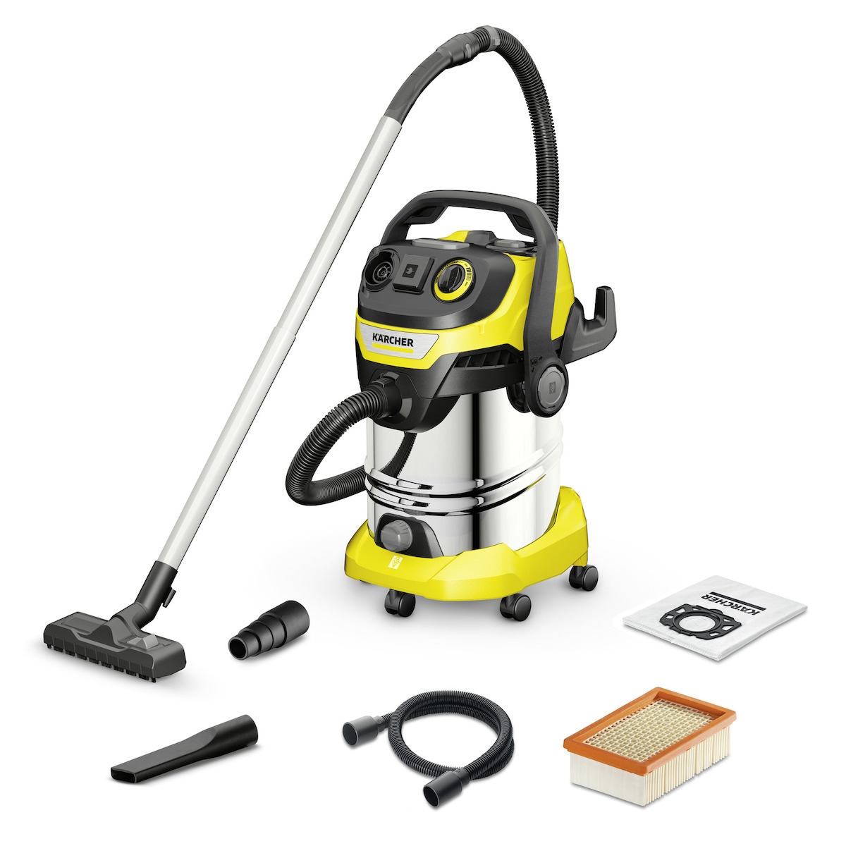 Φωτογραφία προϊόντος: Kärcher Karcher WD 6 P S V Σκούπα Υγρών / Στερεών 1300W με Κάδο 30lt