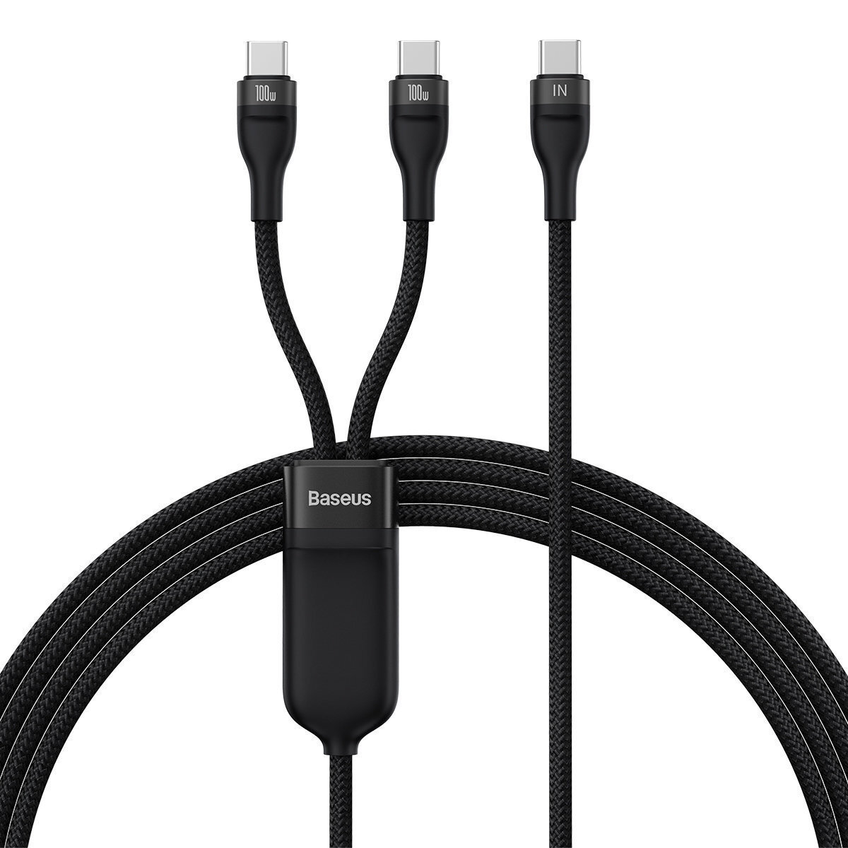 Φωτογραφία προϊόντος: Baseus Flash Series II Καλώδιο USB-C male - USB-C male x2 1.5m (CASS060001)