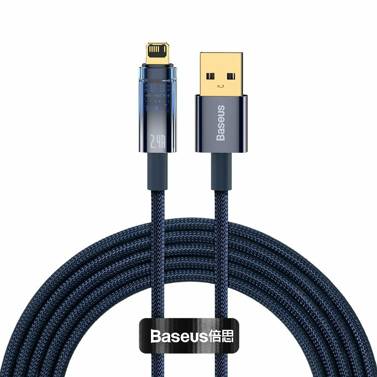 Φωτογραφία προϊόντος: Baseus Explorer Braided USB to Lightning Cable Μπλε 2m (CATS000503)