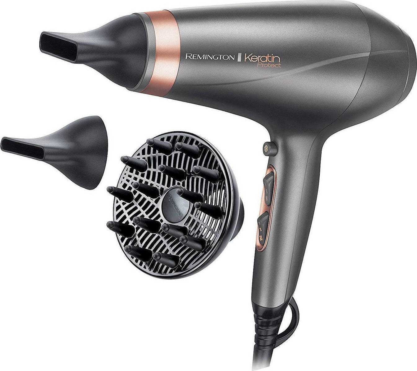 Φωτογραφία προϊόντος: Remington Keratin Protect Επαγγελματικό Πιστολάκι Μαλλιών με Φυσούνα 2200W AC8820