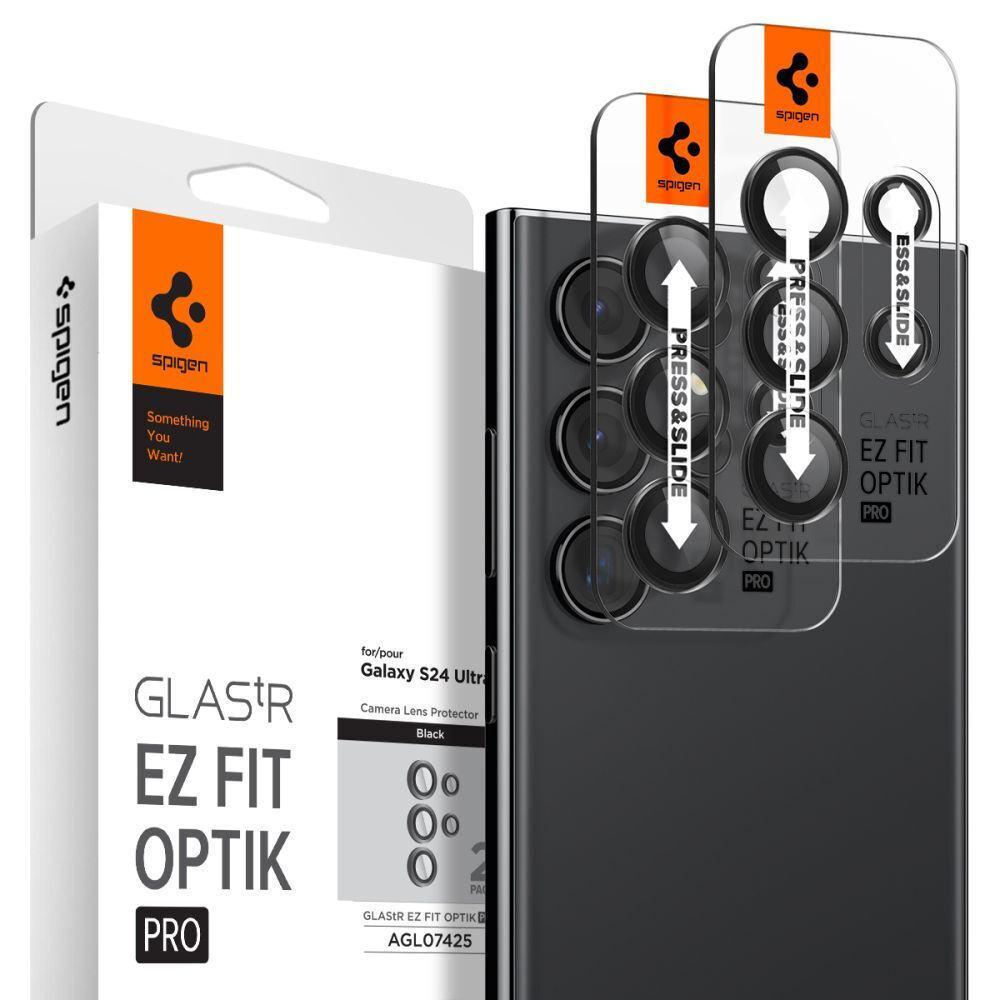 Φωτογραφία προϊόντος: Spigen Προστασία Κάμερας Tempered Glass για το Galaxy S24 Ultra AGL07425