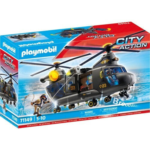 Φωτογραφία προϊόντος: Playmobil 71149 City Action Ελικόπτερο Ειδικών Δυνάμεων Με Δύο Έλικες για 5-10 ετών