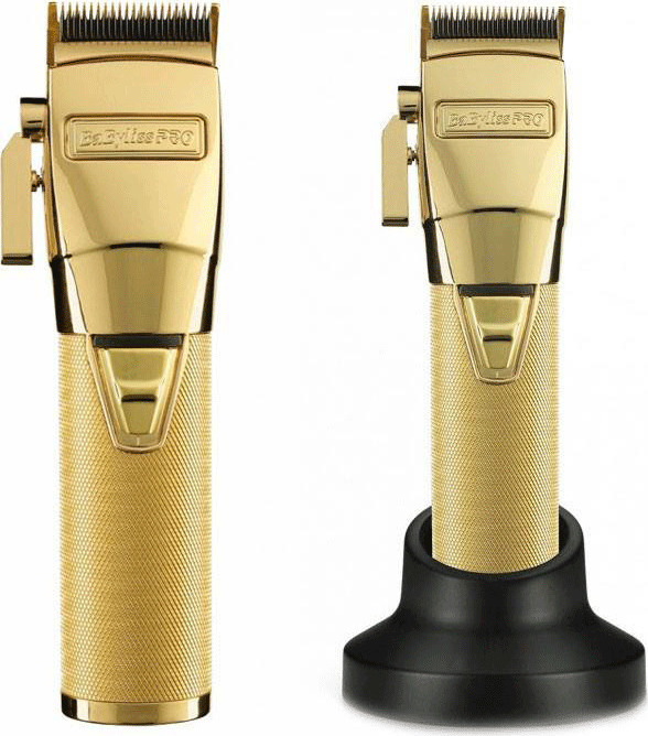 Φωτογραφία προϊόντος: Babyliss Pro Επαγγελματική Επαναφορτιζόμενη Κουρευτική Μηχανή Χρυσή FX8700GE