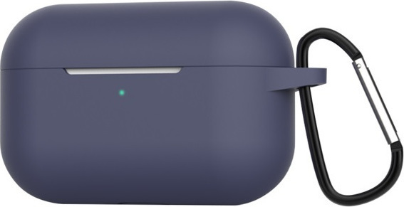 Φωτογραφία προϊόντος: Charging Box Θήκη Σιλικόνης με Γάντζο σε Μπλε χρώμα για Apple AirPods Pro