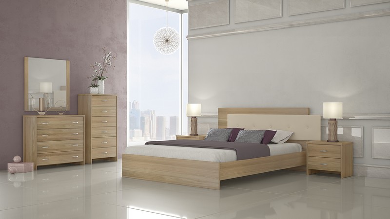 Φωτογραφία προϊόντος: Νο 5 LATTE SAVVIDIS FURNITURE Κρεβάτι Μελαμίνης Διπλό 160x200