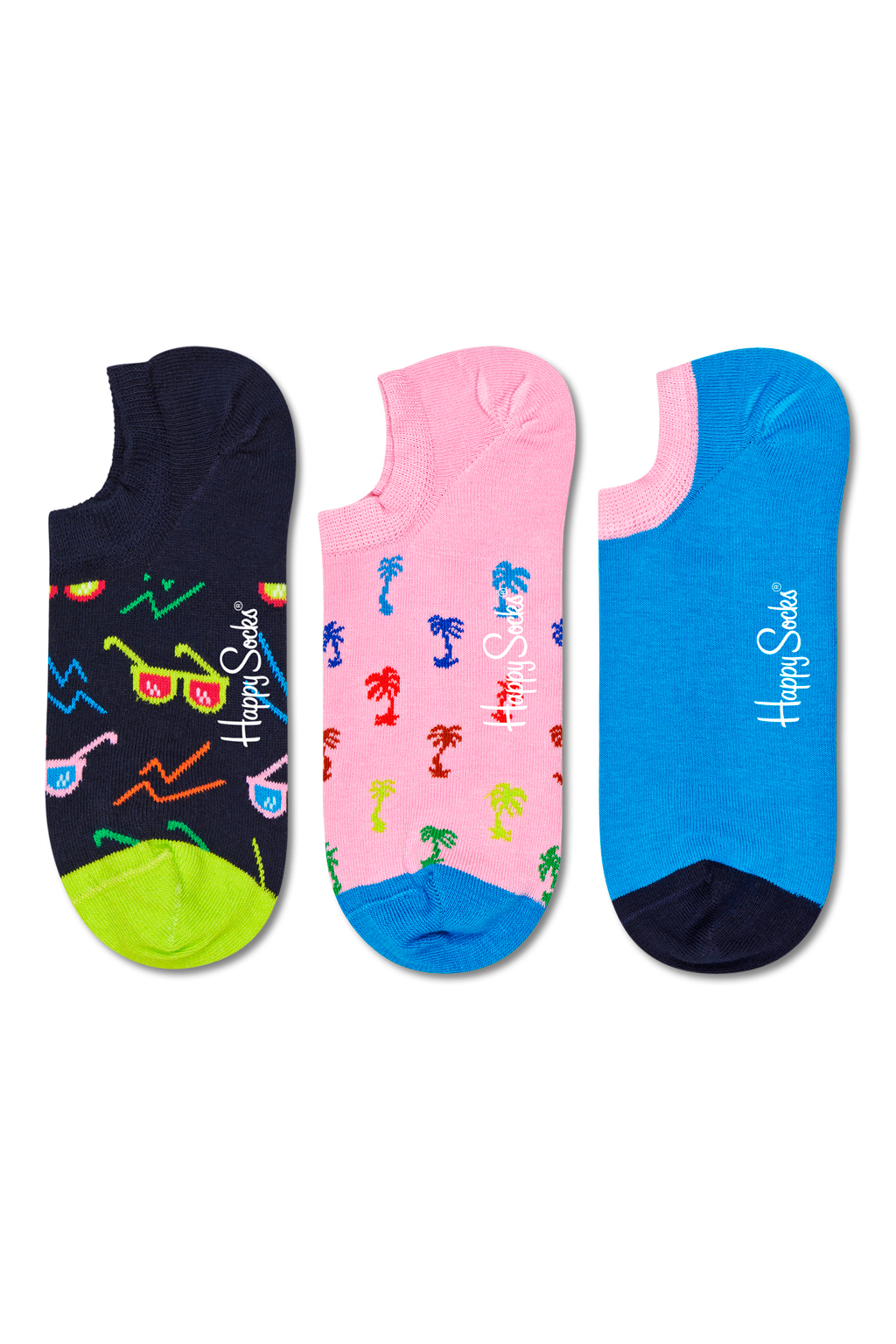 Φωτογραφία προϊόντος: Σετ 3 Unisex Κάλτσες Happy Socks 3-Pack Sunny Days No Show Sock SND39 - 36-40, ΠΟΛΥΧΡΩΜΟ