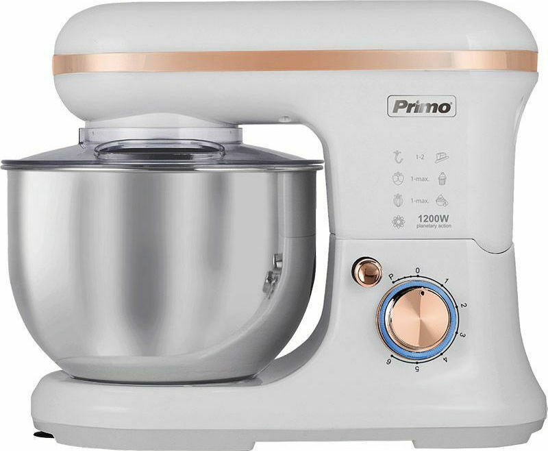 Φωτογραφία προϊόντος: Primo Κουζινομηχανή 1200W με Ανοξείδωτο Κάδο 5lt PRMB – 40256