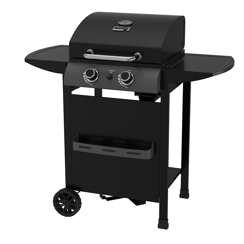 Φωτογραφία προϊόντος: BORMANN ELITE BBQ6020 Ψησταριά Υγραερίου Element 2 Εστιών με Μαντεμένια Σχάρα