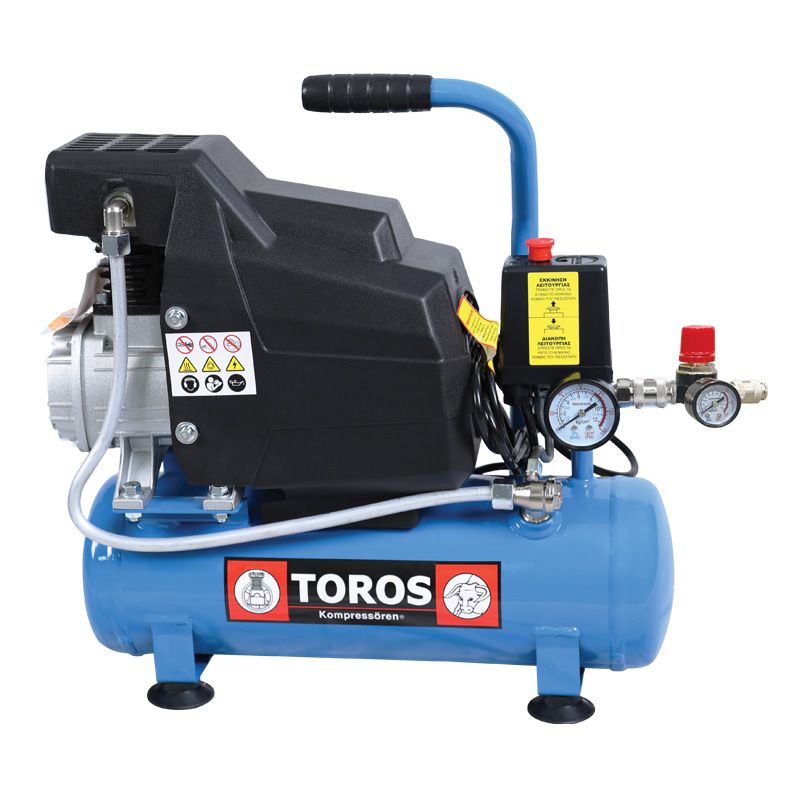 Φωτογραφία προϊόντος: TOROS: ΑΕΡΟΣΥΜΠΙΕΣΤΗΣ 6LT/1,5HP ΜΟΝΟΜΠΛΟΚ (602080)