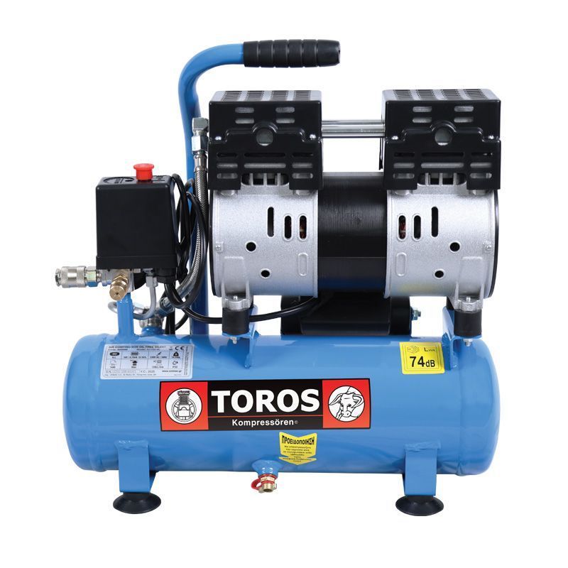 Φωτογραφία προϊόντος: TOROS Αεροσυμπιεστής 6L/1,0HP oilfree silent (602086)
