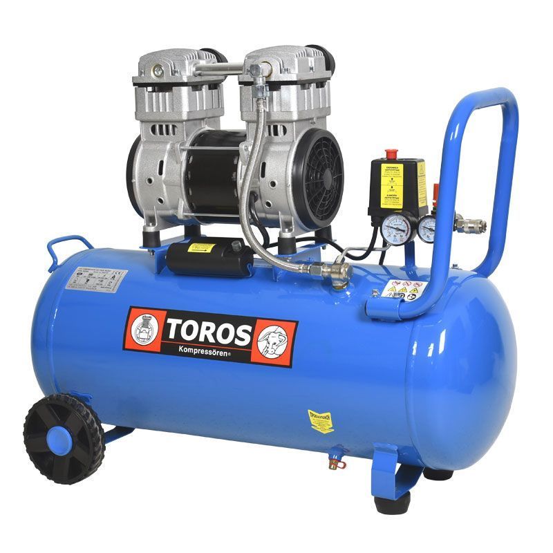 Φωτογραφία προϊόντος: TOROS: Αεροσυμπιεστής 50LT/2,0HP Oilfree Silent (602088)