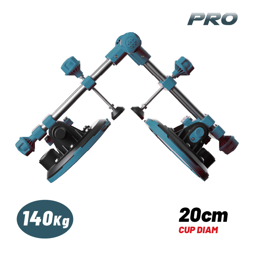 Φωτογραφία προϊόντος: BORMANN Pro BTC6506 Βεντούζα Ρύθμισης & Στερέωσης Πλακιδίων Πολλαπλών Γωνιών με Μανόμετρο (071471)