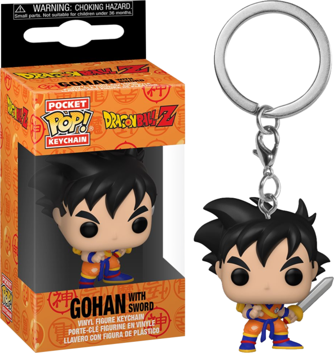 Φωτογραφία προϊόντος: Funko Pocket POP! Dragon Ball Z - Gohan with Sword Vinyl Figure Keychain