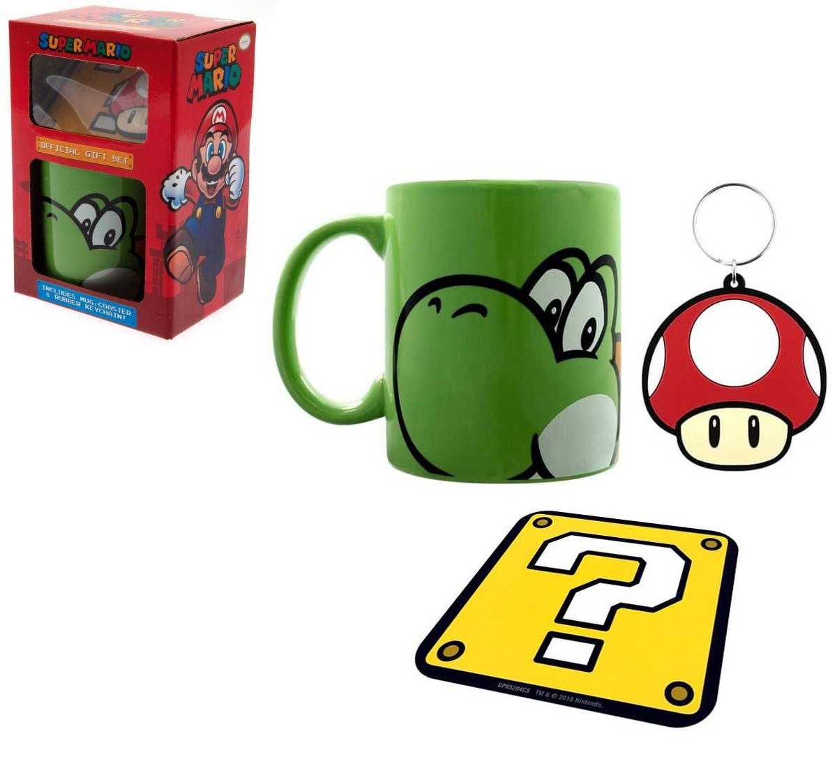 Φωτογραφία προϊόντος: Super Mario (Yoshi) - Mug Coaster & Keychain