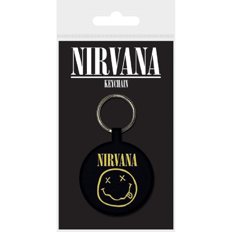 Φωτογραφία προϊόντος: Nirvana (Smiley) Woven Keychain