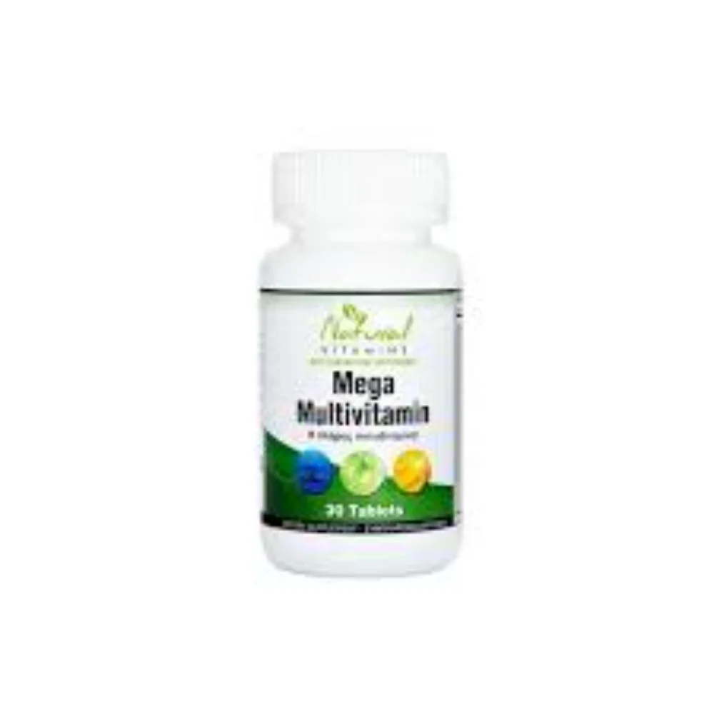Φωτογραφία προϊόντος: Natural Vitamins Mega Multi - Πολυβιταμίνη 30 Ταμπλέτες