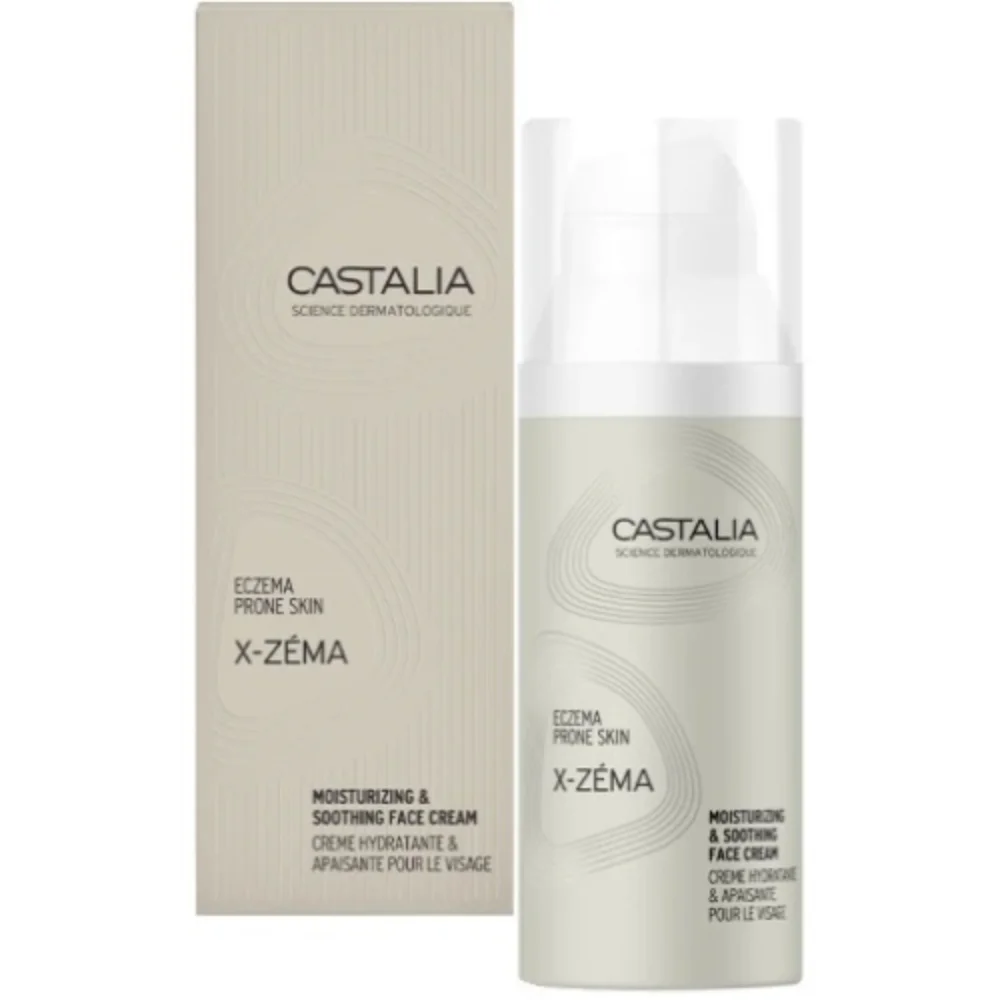 Φωτογραφία προϊόντος: LAVIPHARM-CASTALIA Castalia X-Zema Ενυδατική & Καταπραϋντική Κρέμα Προσώπου 50ml