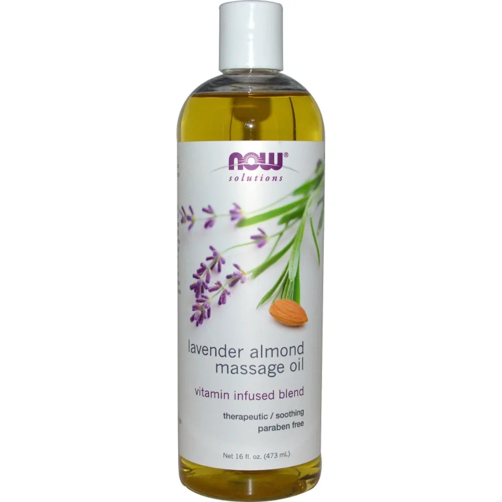 Φωτογραφία προϊόντος: NOW Solutions Lavender Almond Massage Oil 16 fl. oz (473 ml)