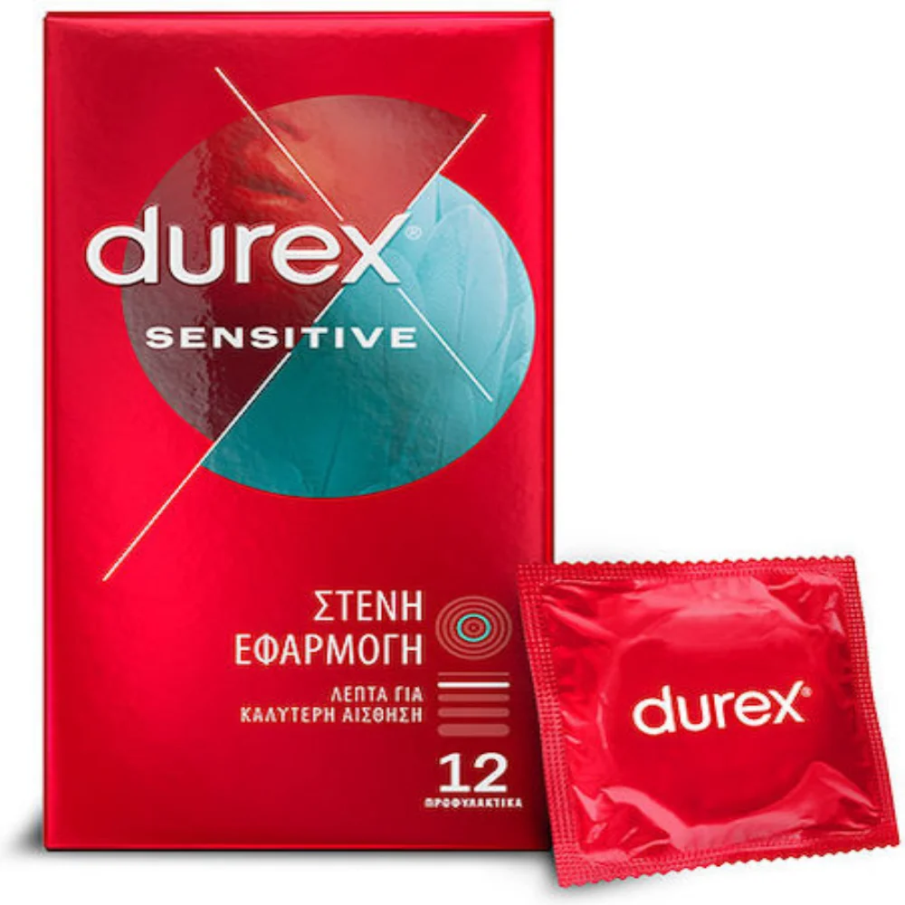 Φωτογραφία προϊόντος: Durex Sensitive Στενή Εφαρμογή Για Καλύτερη Αίσθηση – 12 Τεμάχια