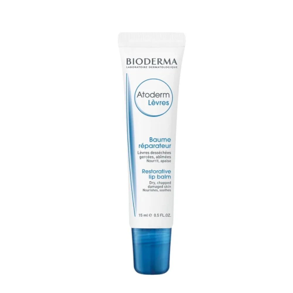 Φωτογραφία προϊόντος: Bioderma Atoderm Baume Lèvres Επανορθωτικό Lip Balm για ξηρά-ευαίσθητα χείλη 15ml