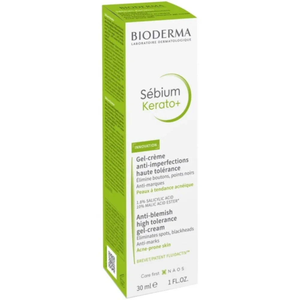 Φωτογραφία προϊόντος: Bioderma sebium kerato+ gel cream κατά των ατελειών για επιδερμίδες με ακμή 30ml
