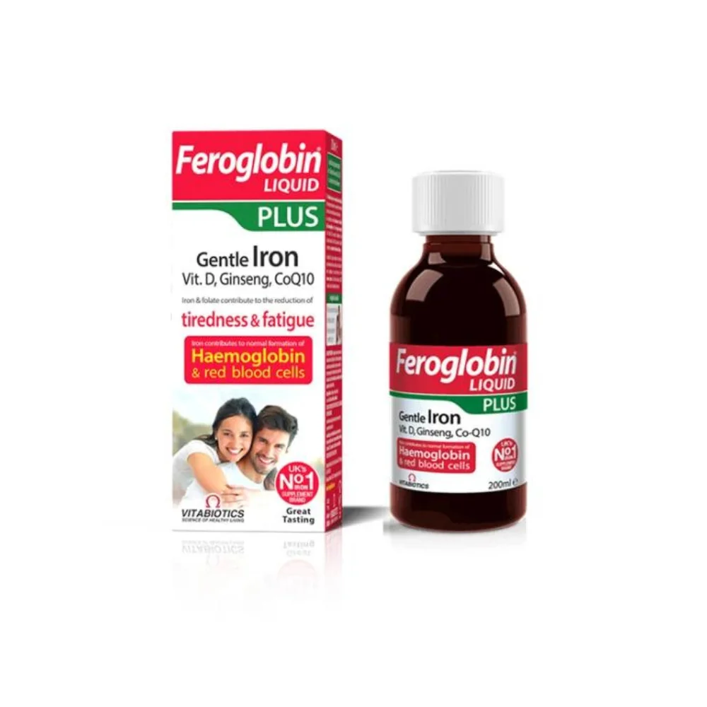 Φωτογραφία προϊόντος: Vitabiotics Feroglobin Liquid Plus Συμπλήρωμα Με Σίδηρο 200ml