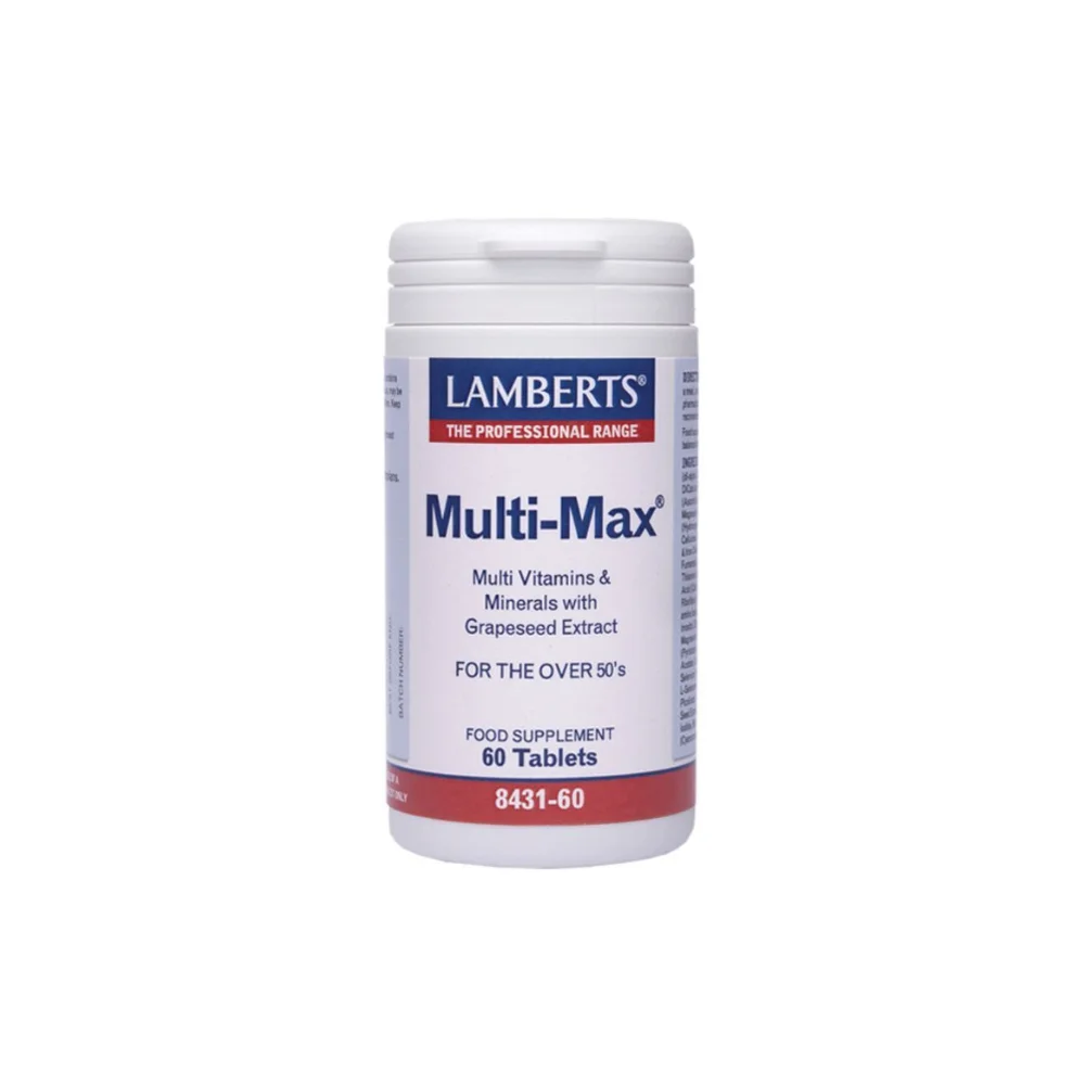 Φωτογραφία προϊόντος: Lamberts Multi-Max Βιταμίνη για Ενέργεια 60 ταμπλέτες