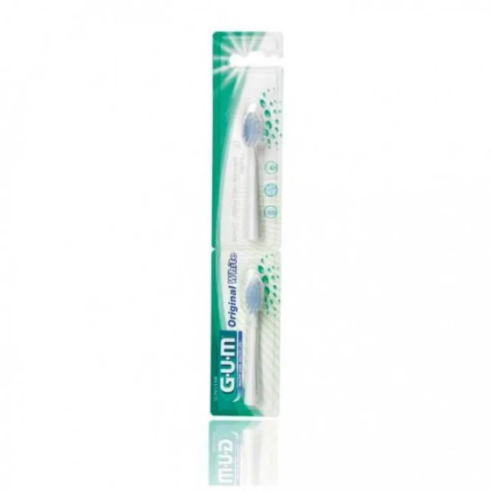 Φωτογραφία προϊόντος: Gum Original White Sonic Refills 2501 Ανταλλακτικά Οδοντόβουρτσας 2τεμ