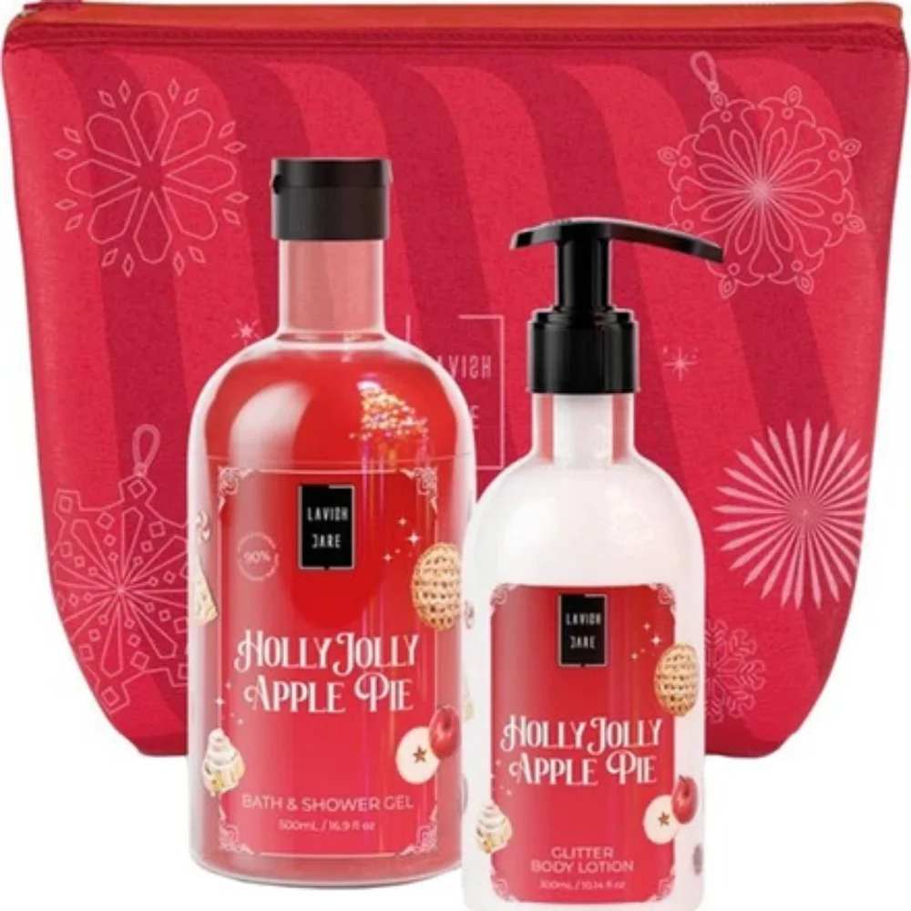 Φωτογραφία προϊόντος: Lavish Care Holly Jolly Apple Pie Set Αφρόλουτρο 500ml + Λοσιόν Σώματος 300ml