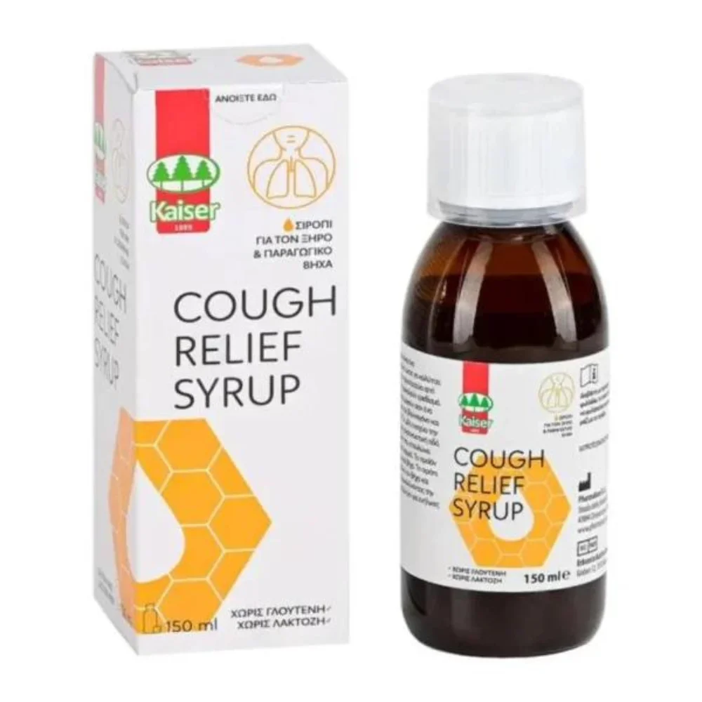 Φωτογραφία προϊόντος: Kaiser Cough Relief Σιρόπι για τον Βήχα 150ml